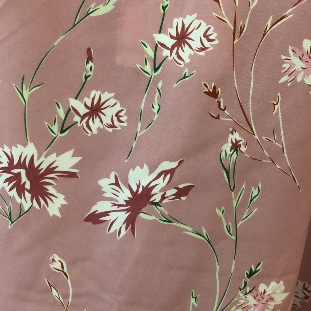 BLOOMCHIC FLORAL KEYHOLE KNOTTED FRONT BLOUSE SIZE 18-20 NWT - Picture 7 of 8